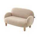 Бежов детски диван от прежда с примки от букле 89 cm Rocky – Vipack