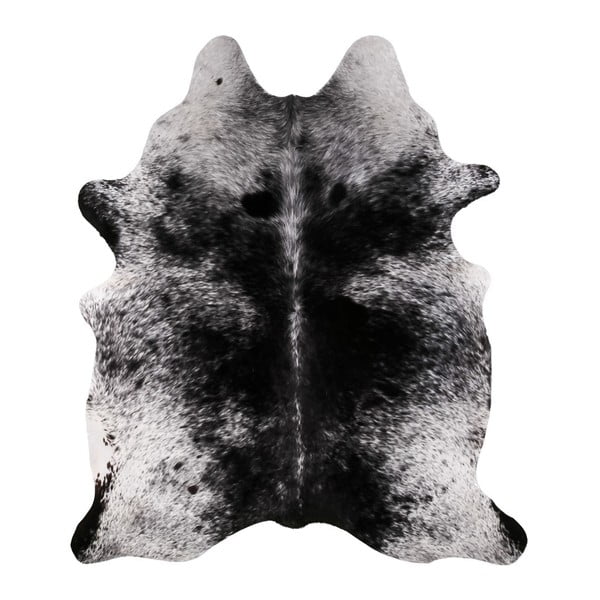 Сол и пипер от естествена кравешка кожа, 186 x 164 cm - Arctic Fur