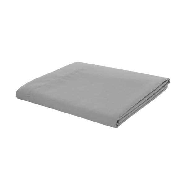 Сив чаршаф от перкал 180x260 cm Easy Iron Percale – Catherine Lansfield