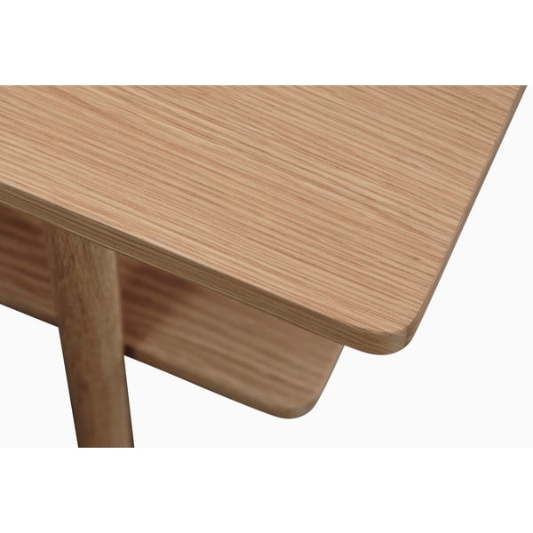 Масичка за кафе с плот в дъбов декор в естествен цвят 60x120 cm Ponza - Unique Furniture-image-4