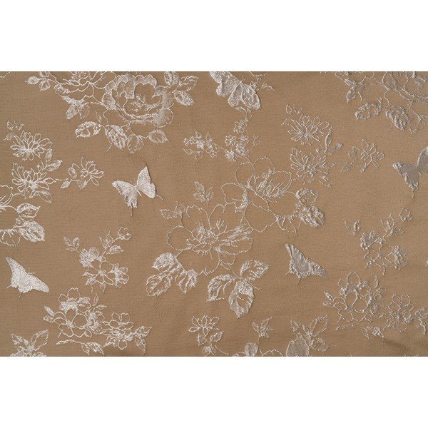 Бежова завеса 135x260 cm Lillies - Mendola Fabrics-image-4