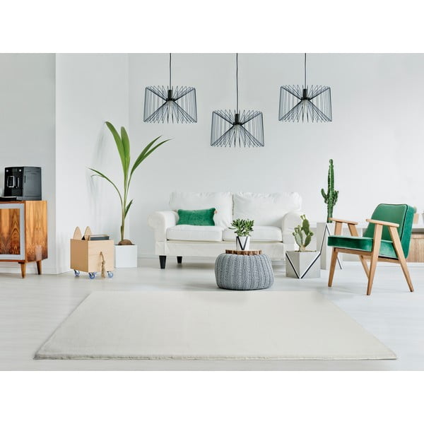 Бял килим Fox Liso, 80 x 150 cm - Universal-image-1