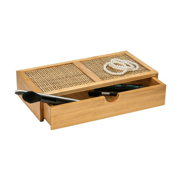 Бамбуков органайзер за баня Allegre, 28 x 6 cm - Wenko-image-2