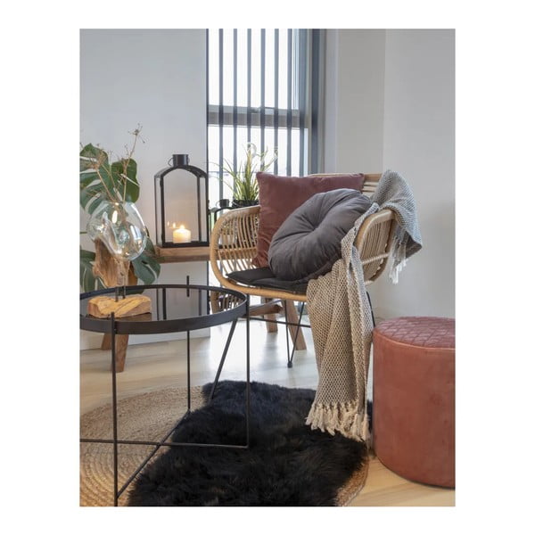 Černá ovčí kožešina House Nordic-image-4