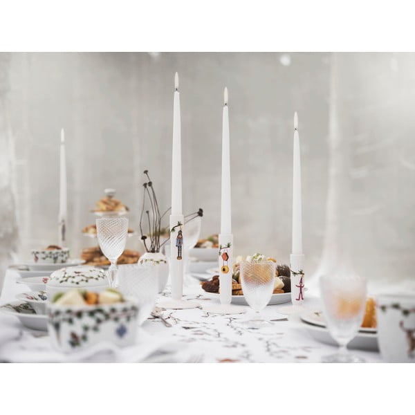Бял керамичен коледен свещник, височина 16 cm Hammershøi - Kähler Design-image-1