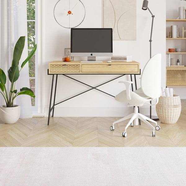 Работна маса от дъб 60x110 cm Ecrin - Marckeric-image-1