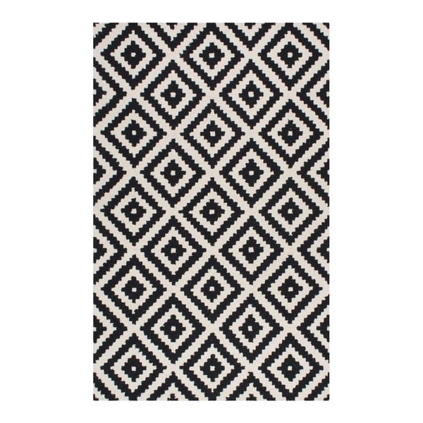 Vlněný koberec Gigos Black, 122x182 cm