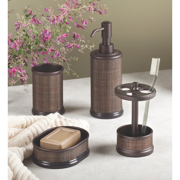 Кафява чаша за четка за зъби iDesign Twillo - iDesign-image-1