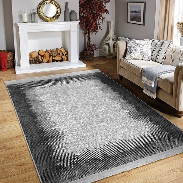 Сив килим 160x230 cm - Mila Home-image-2