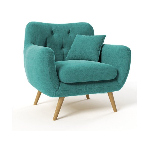 Křeslo Lagos Orinoco, tyrkysové