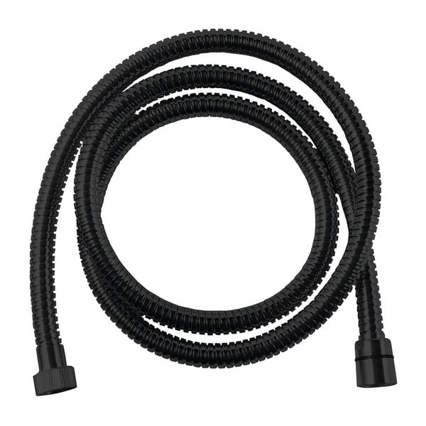 Матово черен душ маркуч от неръждаема стомана Powerflex – Sapho-image-1