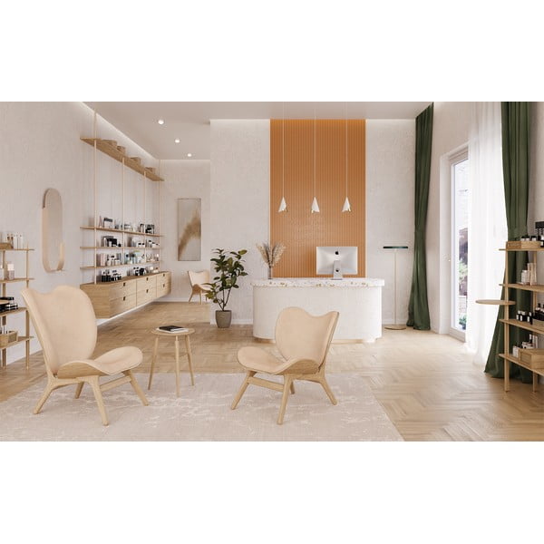 Бежова табуретка за крака A Conversation Piece - UMAGE-image-1