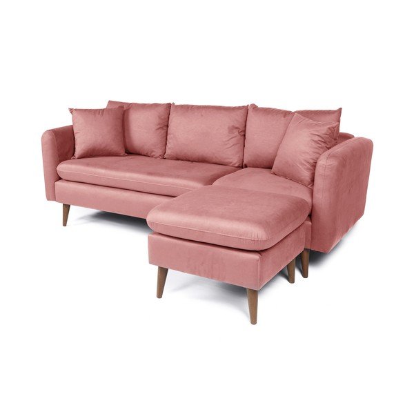 Светлорозов диван 215 cm Sofia – Balcab Home-image-3