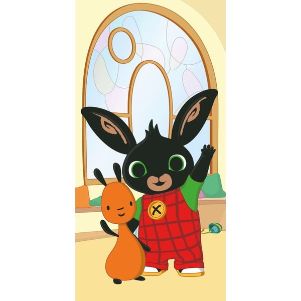 Памучна детска кърпа 70x140 cm Bing "Hoppity" – Jerry Fabrics