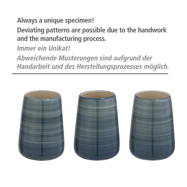 Петролно синя четка за тоалетна Pottery - Wenko-image-2