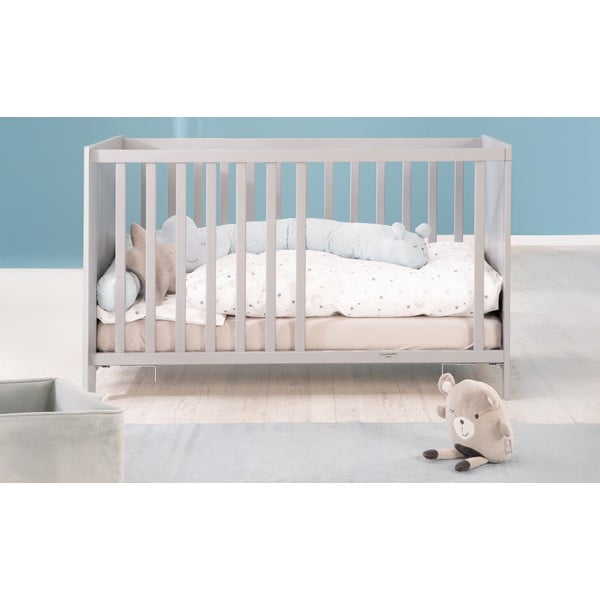 Сиво детско креватче 60x120 cm Hamburg – Roba-image-2