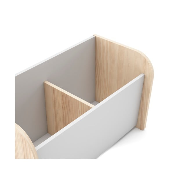 Бяла детска библиотека 70x42 cm Esteban – Marckeric-image-4