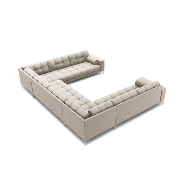 Бежов ъглов диван ("U" форма) Bali – Cosmopolitan Design-image-4