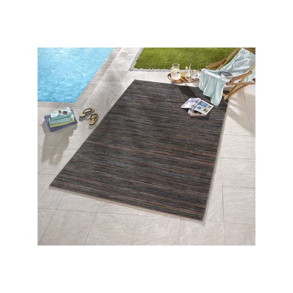 Tmavě hnědý koberec vhodný i na ven Lotus, 160 x 230 cm-image-3