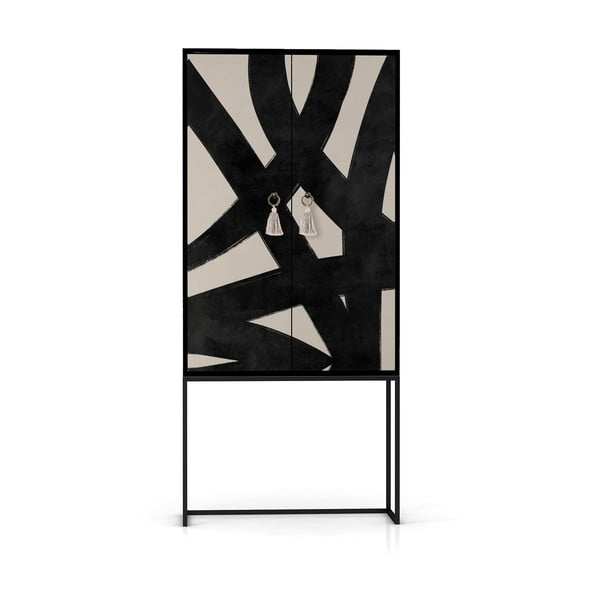 Черно-бежов шкаф 75x164,5 cm Alva - Really Nice Things