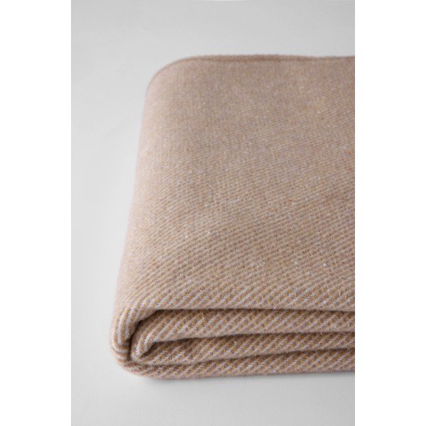 Светлокафяво каре със съдържание на памук , 140 x 180 cm Jade - Euromant-image-1