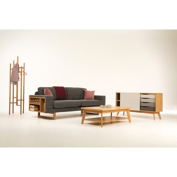 Комод със сиви чекмеджета Avon - Woodman-image-1