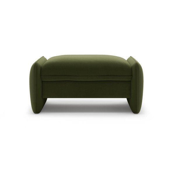 Зелена кадифена табуретка Georgia – Micadoni -image-1