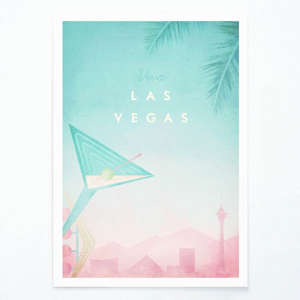 Плакат , A3 Las Vegas - Travelposter