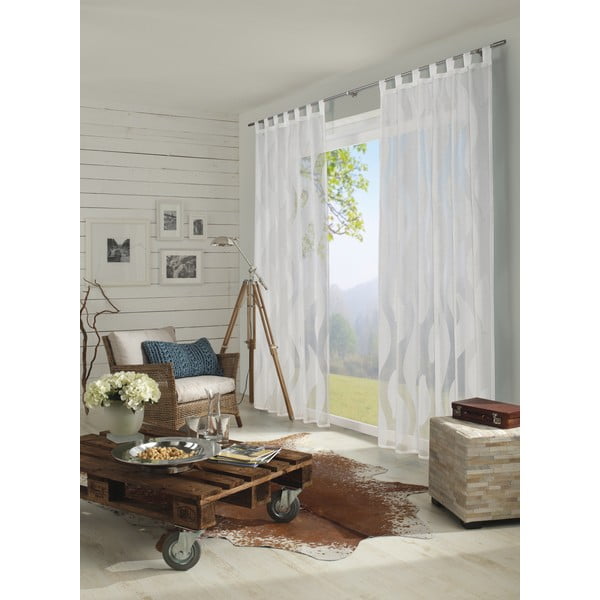 Бяла завеса 245x140 cm Scherli - Gardinia-image-2