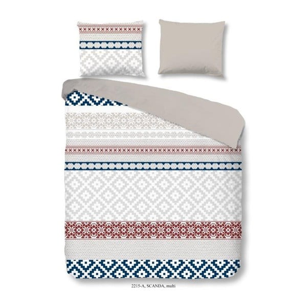 Памучно спално бельо за двойно легло Scanda German Size, 200 x 200 cm - Good Morning