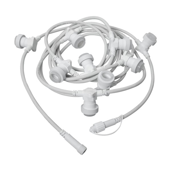 Bílý světelný řetěz Star Trading Connecta, délka 7 m