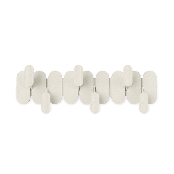 Бежова стоманена стенна закачалка 16 cm Tempo – Umbra