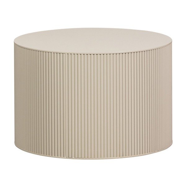 Бежова кръгла масичка за кафе ø 60 cm Sanne - WOOOD