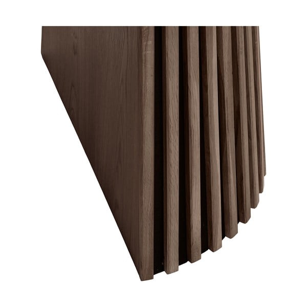 Кръгла сгъваема трапезна маса с дъбов плот ø 120 cm Osaka – House Nordic-image-4