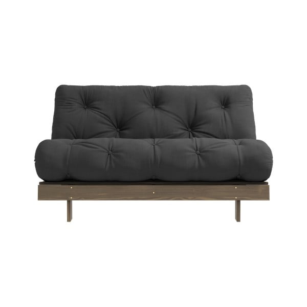 Черен разтегателен диван 140 cm Roots - Karup Design