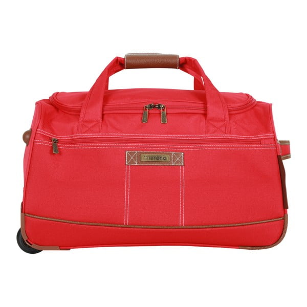 Červená cestovní taška do ruky Murano Adventure