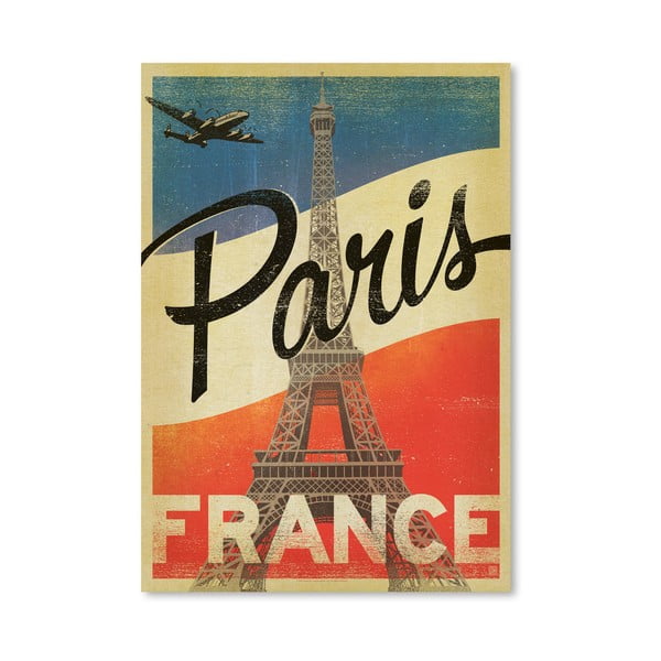 Плакат Париж, 42 x 30 cm - Americanflat