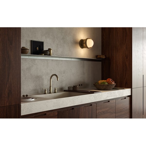 Затъмняваща се стенна лампа в златист цвят Loop – tala-image-1