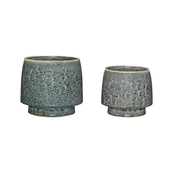 Керамични ръчно изработени покрития за кашпи в комплект от 2 бр. ø 20 cm Lava – Hübsch