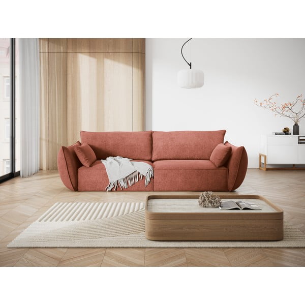 Червен диван 208 cm Vanda - Mazzini Sofas-image-1