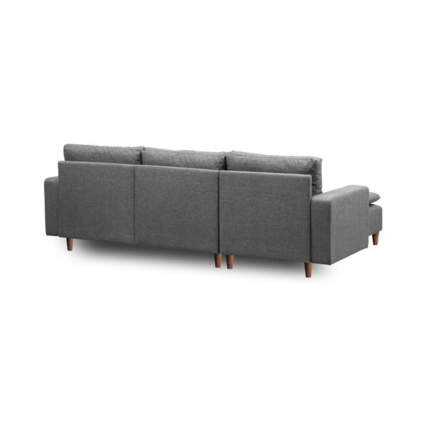 Сив ъглов диван (ляв ъгъл) Lungo – Balcab Home-image-3