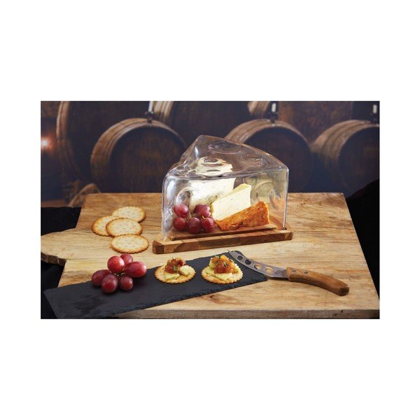 Podnos na sýr s poklopem Kitchen Craft Master Glass-image-1