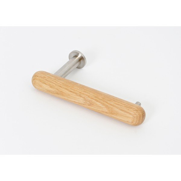 Стенна поставка за тоалетна хартия от дъбово дърво Yoku - Wireworks-image-1