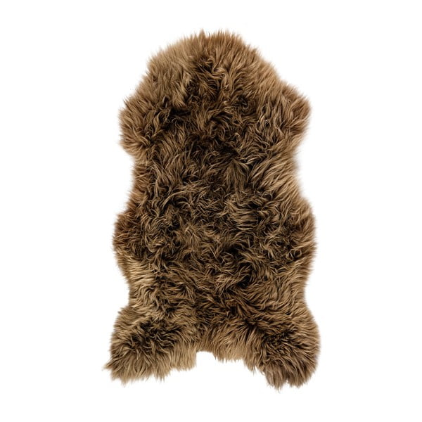 Hnědá ovčí kožešina Arctic Fur Swedo, 110 x 60 cm