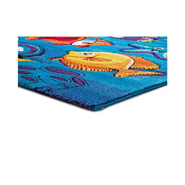 Син детски килим Подводен, 120 x 170 cm - Universal-image-2