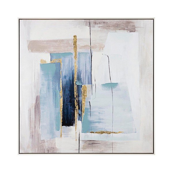Ръчно рисувана картина с включена рамка/върху платно 88x88 cm Crown – Bizzotto