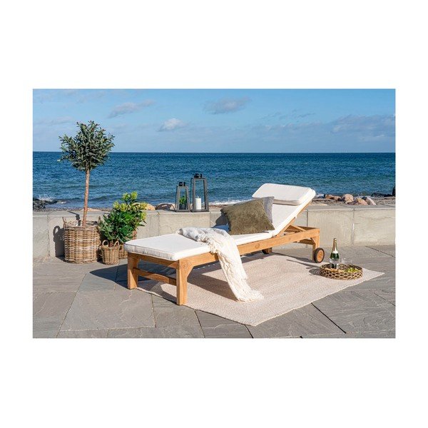 Градински шезлонг от тиково дърво Andorra - House Nordic-image-1