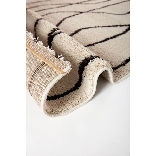 Бял/черен килим 120x180 cm Routa – Universal-image-1