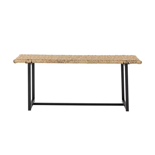 Ратанова градинска пейка в естествен цвят Adilly – Bloomingville