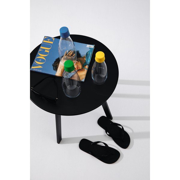 Черна градинска маса Full Steel, ø 50 cm - Le Bonom-image-1